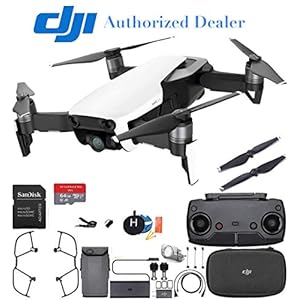 DJI Mavic Air Drone Quadcopter (Arctic White) Starters Bundle (Renewed)