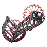 17T 自行车 ディレイラー リアディレイラー カーボンファイバーロード ***mano4600/5700/5800/6700 / 6770 / 6800 / 6870 / 9000 / 9070 ultergra/Dura aceティアグラ 系统用 (SD1赤(4600/4700/5700/5800))