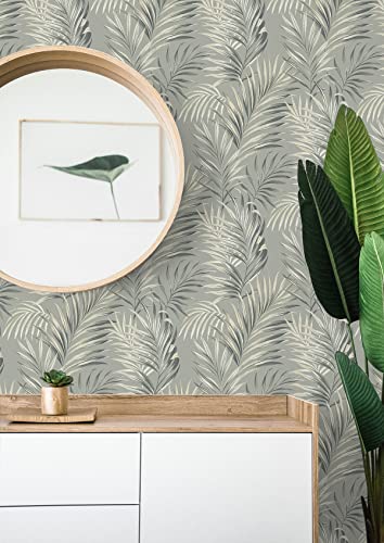 Image of Tommy Bahama - Peel and Stick Wallpaper, Self-Adhesive Wallpaper for Bedroom, Powder Room, Kitchen, Vinyl, 30.75 Sq Ft Coverage (Tranquillo Collection, Coconut)