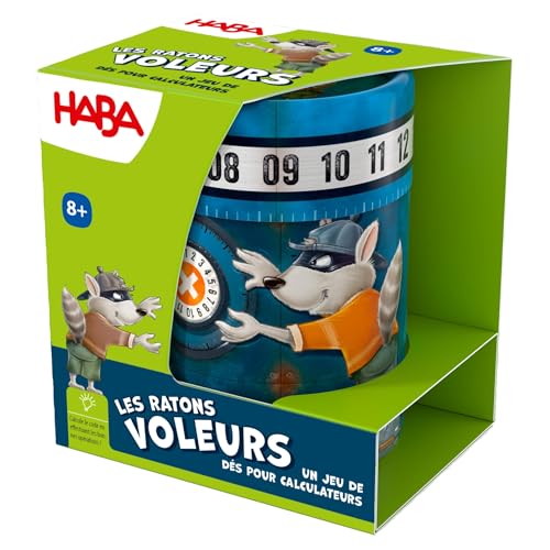 HABA Siggi Safe - Juego de Dados y Vaso de números Inteligente a Partir de 8 años - Reglas Simples para un Juego rápido Viajes y en casa - 2010899002