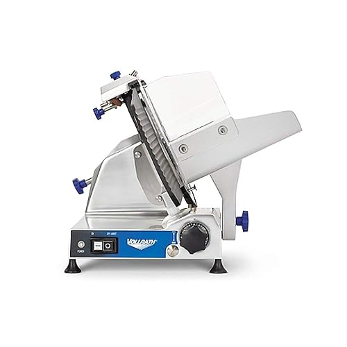Miniatura 3 de Vollrath 40951 Cortadora eléctrica de servicio medio, hoja de 12 pulgadas, aluminio fundido, 120 V, diseño accionado por correa con afilador