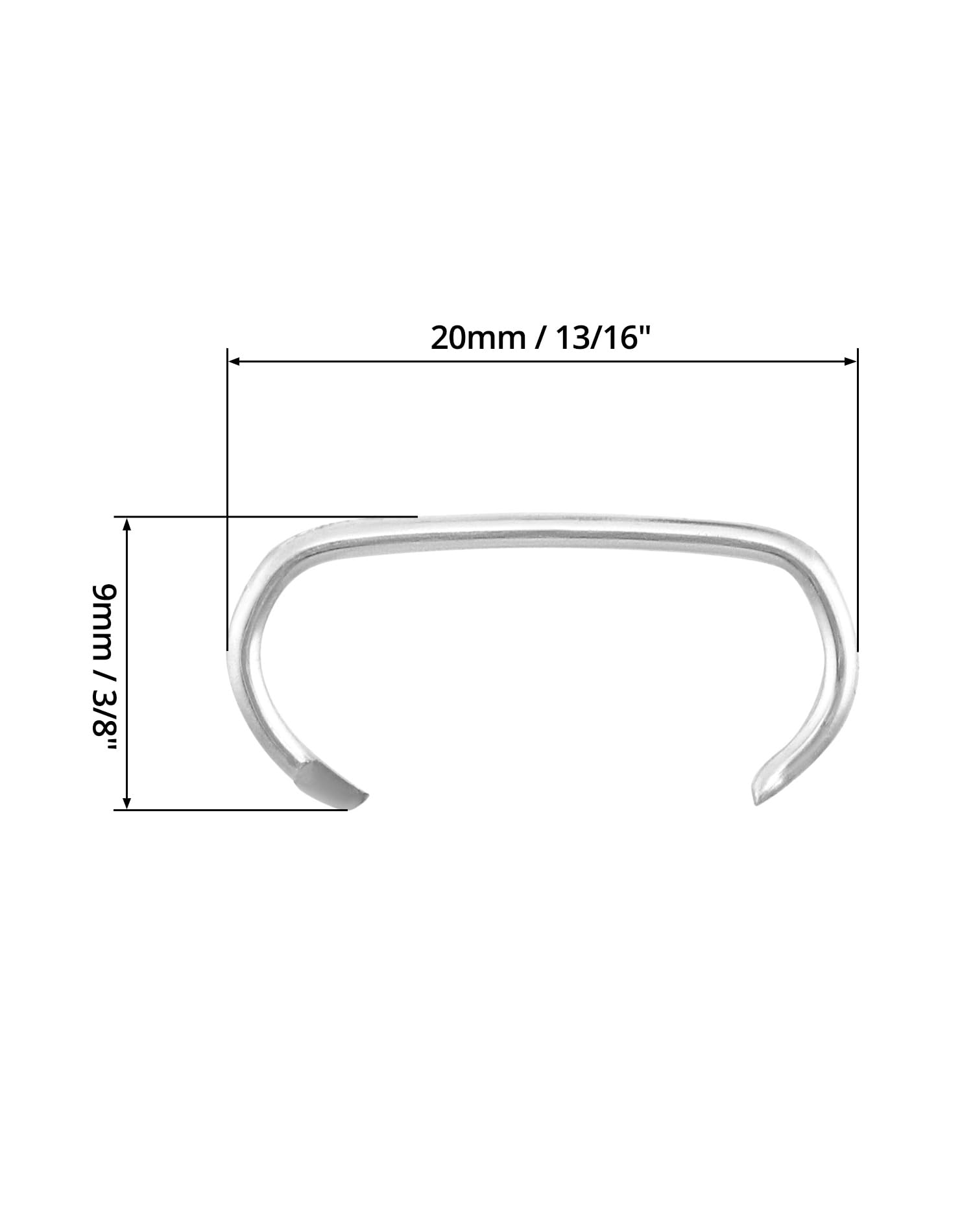 QWORK® 2500 pièces anneaux galvanisés pour clôture animale Cages Coussins de voiture