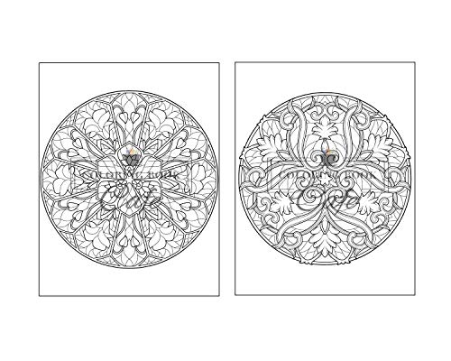 125 Mandalas: An Adult Coloring Book Featuring 125 of the World's Most Beautiful Mandalas for Stress Relief and Relaxation - Image 59