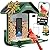 BIRDLEGEND-BL03 2L Large Bird Feeder with Camera Solar Powered, 2K Clarity 3:4 Portrait Free AI Identify Arrival Alerts with 64GB Card Smart Cameras Birds Feeders Wireless Outdoor Gift for Bird Lover
