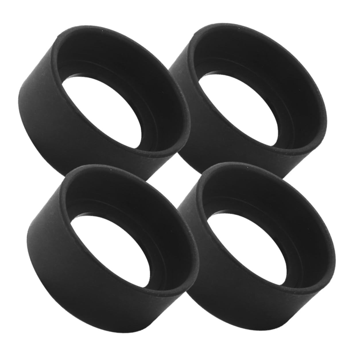 DOITOOL 4-Piece Microscope Eyepiece Cups Rubber Eye Guards Practical for Science Hobbyists Researchers