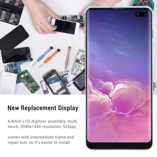 Réparation Écran S10 Plus Noir Solution LCD Bloqué et Tactile Cassé - 3