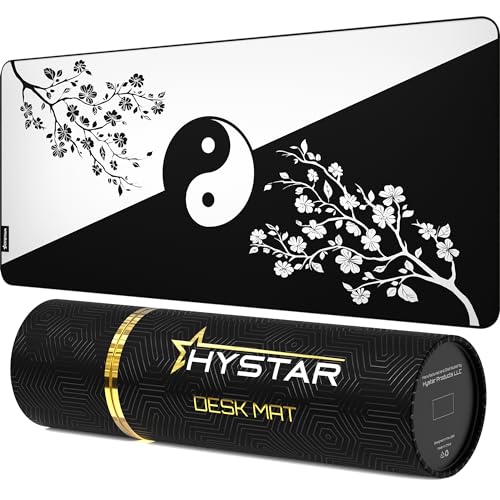 Tapis de souris de jeu étendu XXL Hystar Yin Yang 91x41cm