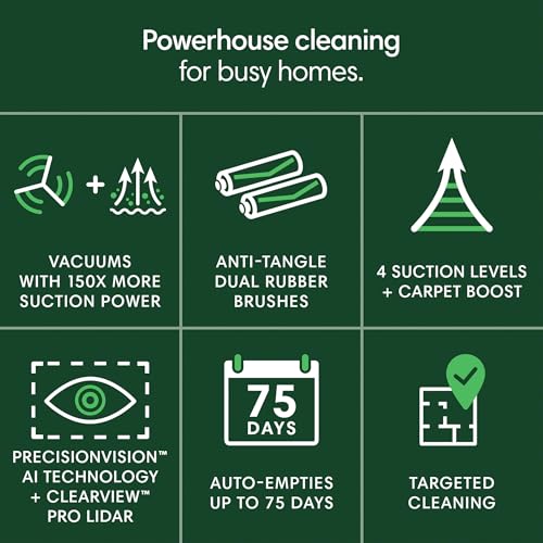 Image of iRobot Roomba Plus 504 Vac Robot Vacuum with AutoEmpty Dock - Superior Power-Lifting Suction, Anti-Tangle Dual Rubber Brushes, Perfect for Pet Hair, Self-Empties for 75 Days, Avoids Obstacles, LiDAR