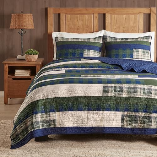 WOOLRICH Spruce Hill Reversible Quilt Set - Cottage Styling Reversed