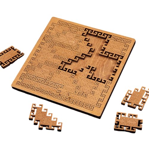 Puzzle de madera para adultos laberinto de desafío cerebral niños y niñas