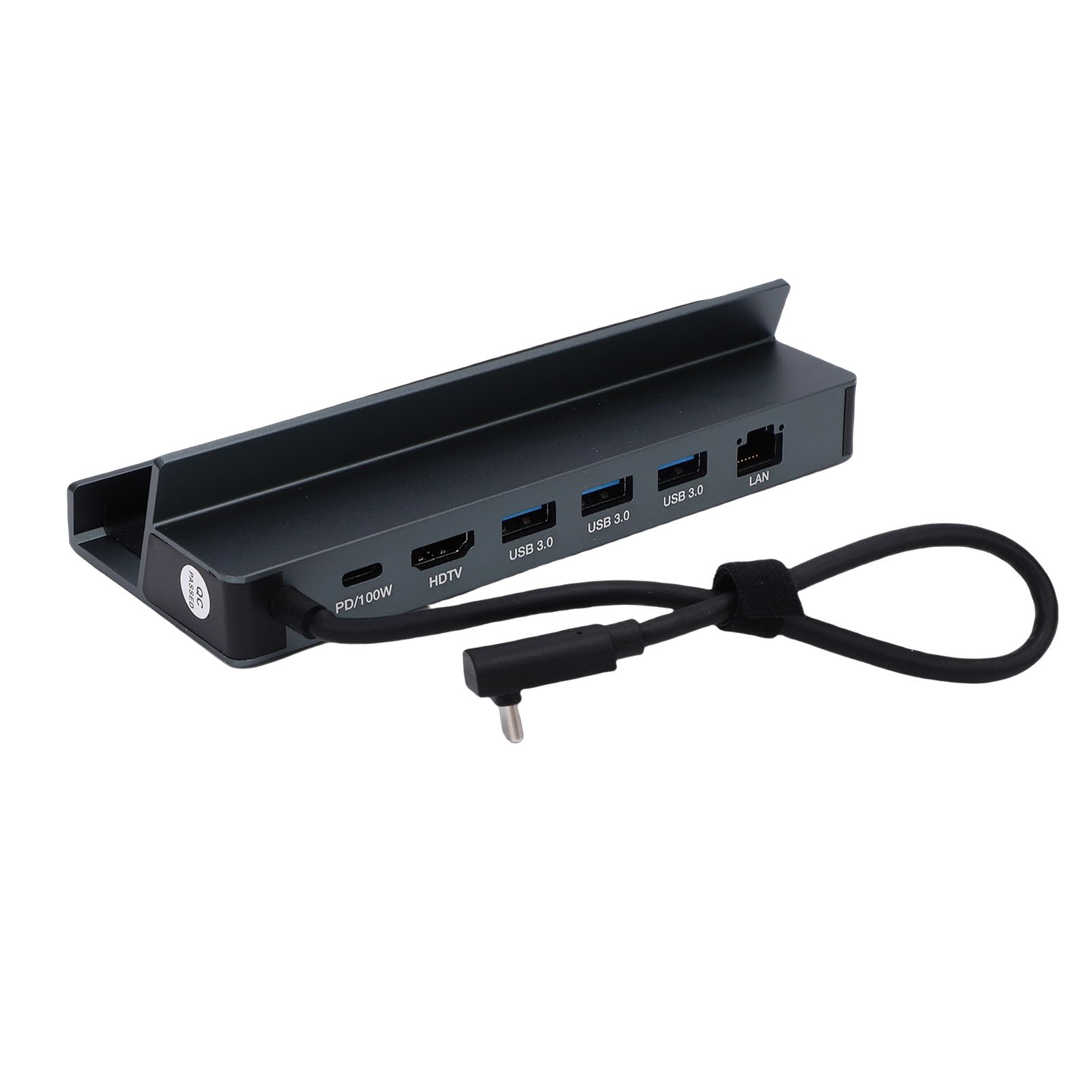 Annadue Dock 6 in 1 per Console di Gioco, Docking Station Ultra HD 4K 60Hz con PD HDMI Gigabit Ethernet 100W PD Ricarica Porte USB A 3 0