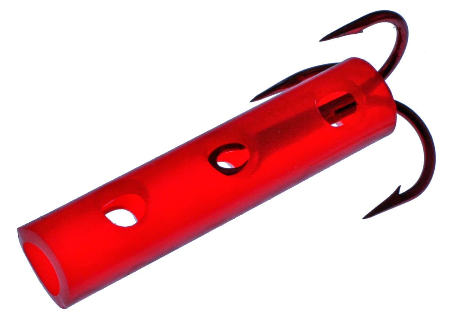 Boss Kat BK97Q 2 Boss LAT Dip Bait Tube, 4X Treble Size 2, Boss Red, 2