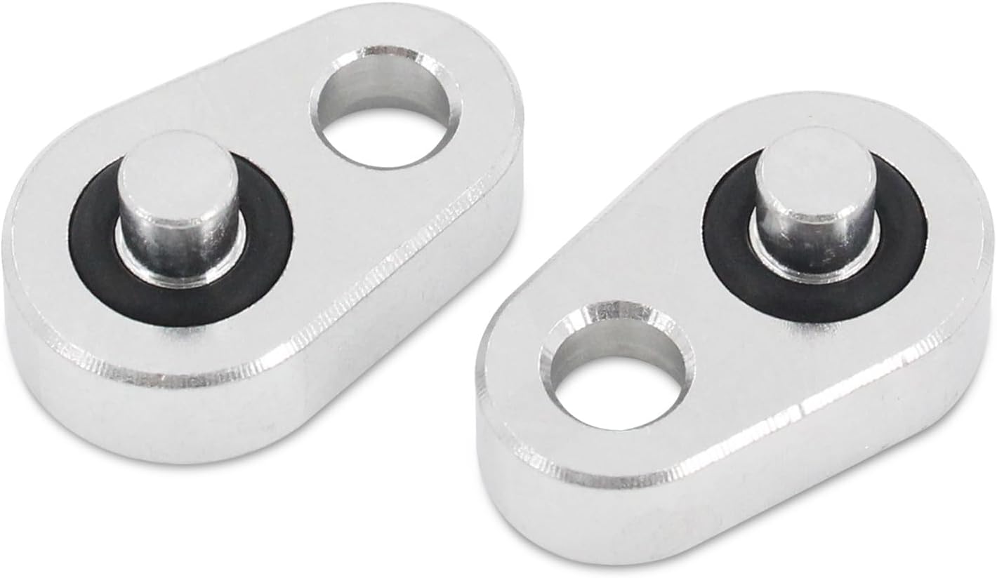 LS steam vent coolant crossover LS throttle body Bypass Cylinder Head Coolant Steam Port Plate Set Compatible for Chevy LSX LS1 LS3 LS2 LQ4 LQ9 LS6 L92 L99 L33 LR4 LM7