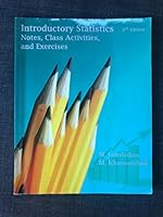 Introductory Statistics Notes, Class Activities, and Exercises 3rd Edition 1337325619 Book Cover