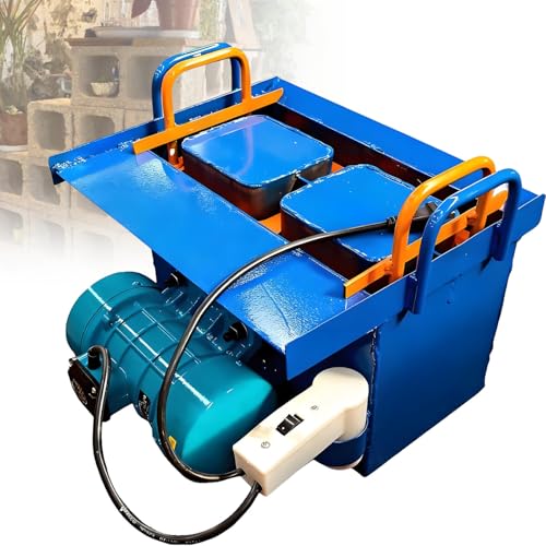 Eléctrica de bloques de hormigón, máquina formadora de bloques de cemento para bloques huecos, capacidad de presión, ideal para la producción de hormigón y cemento