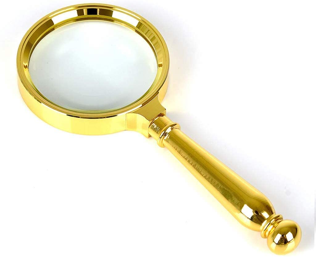 Vergrößerungsgläser, Lupen, Handlupe, 20-fache Vergrößerung, Lesebrille, Zeitungslektüre, HD-Vergrößerungsspiegel, Vergrößerungslinse, Senioren-Ma