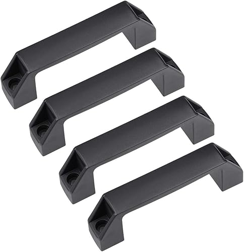 Miniatura 9 de uxcell Manijas plásticas del tirón 479.0 ft m centros del agujero para el equipo mecánico del equipaje 4pcs