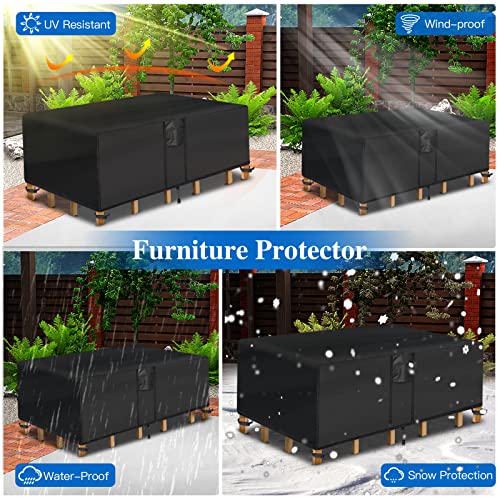 Outdoor-Coffee-Table-Cover-Waterproof-Rectangular-Patio-Coffee-Table-Cover-36L-x-22W-x-18H-inches-Black-Outdoor-Small-Side-Table-Cover-Patio-Furniture-Covers-for-Outdoor-Furniture