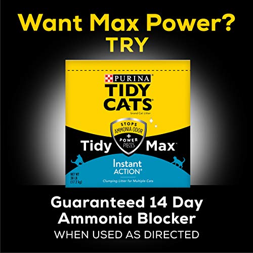 Purina Tidy Cats Clumping Cat Litter, Instant Action Multi Cat Litter - 40 lb. Bag