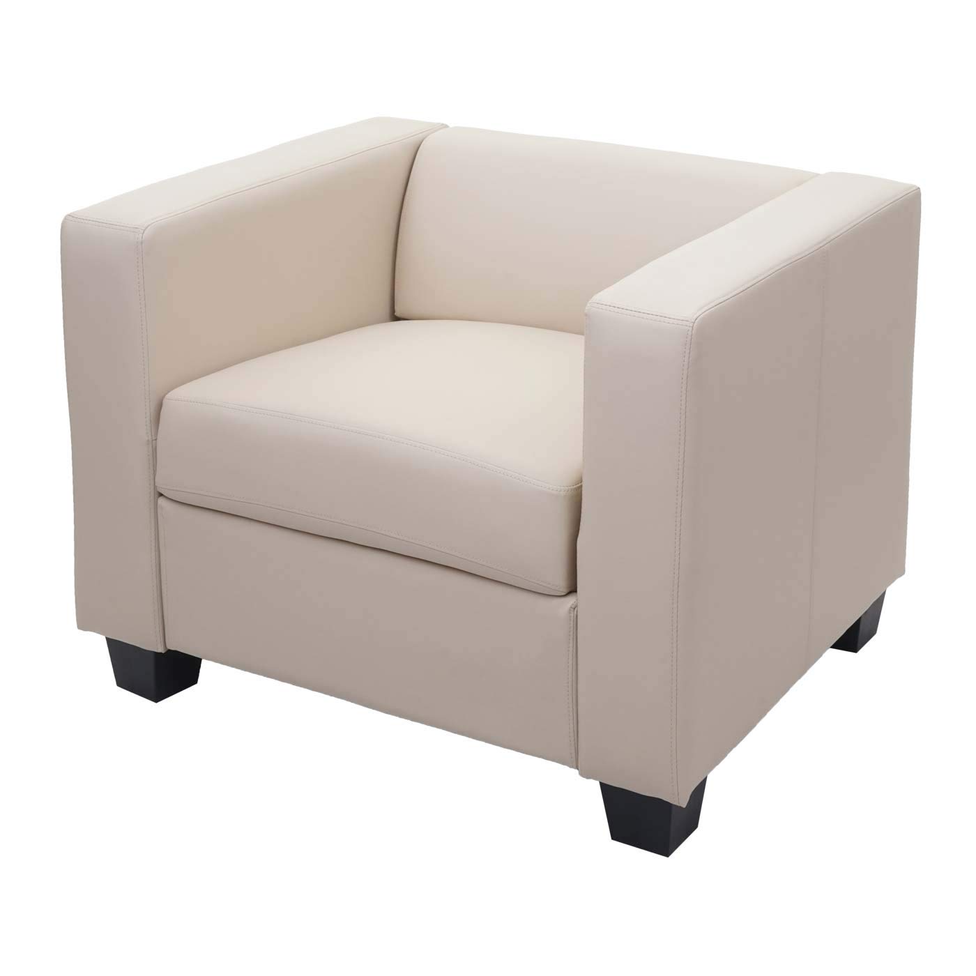Mendler Divano sofa esterno giardino 2 posti Halden 106cm polyrattan antracite con cuscino arancione
