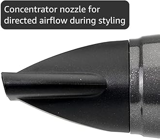 BaByliss Platinum Diamond Hair Dryer & Diffuser - Professional 2300W Blow Dryer with AC Motor, Ionic Frizz-Control, 3 Heat & 2 Speed Settings, Diamond, 6490DU