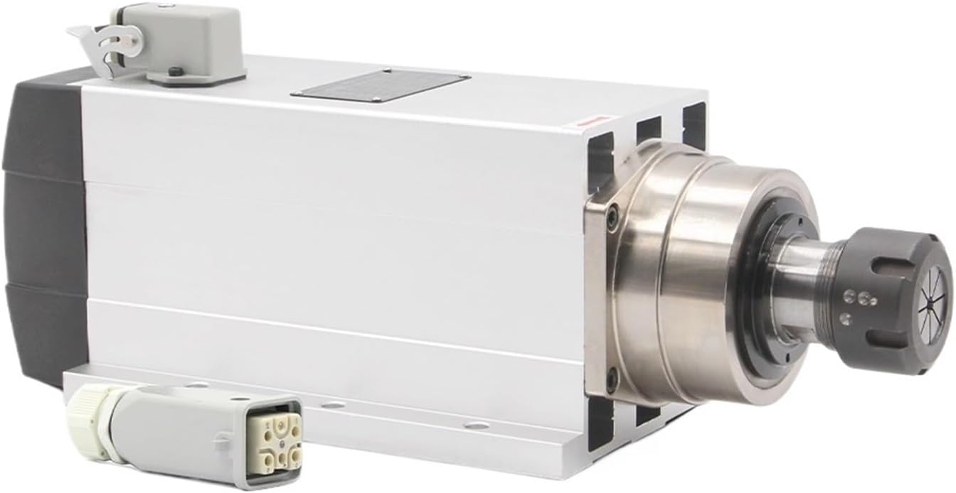 4.5KW ER32 air-cooled square spindle motor with flange 220v/380v(220V)
