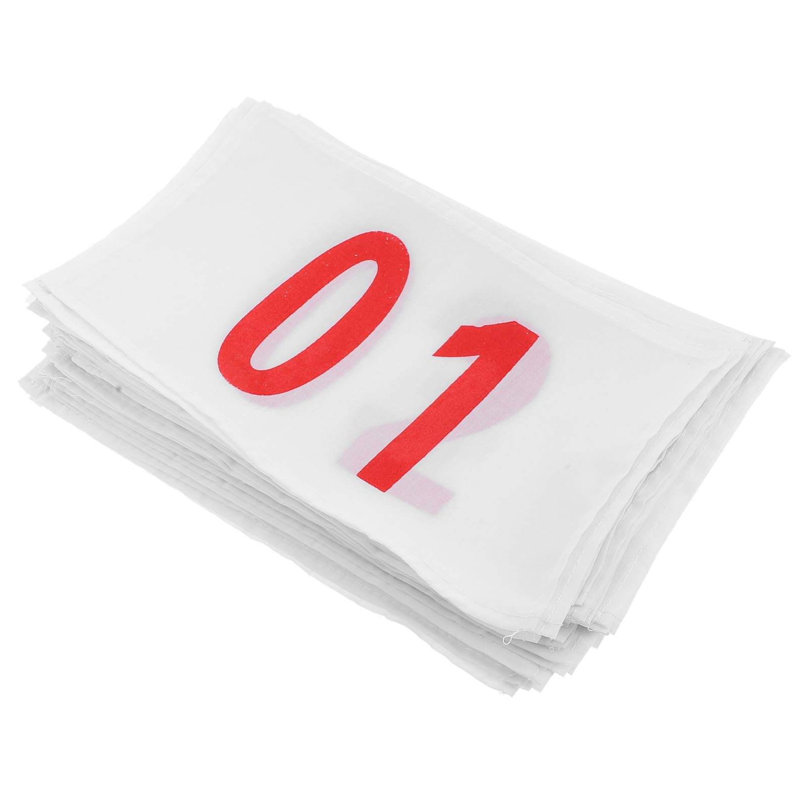 DOITOOL Set 1 Pettorali da Gara Numerati Clip in Metallo e Poliestere Cotone, Accessorio Sportivo Compatto e Resistente per Atletica Leggera e Allenamento