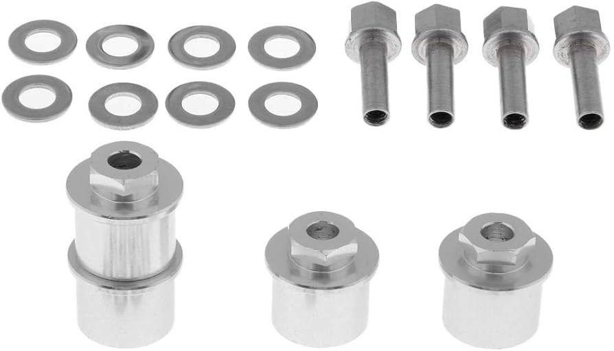 Amazon | Hellery RCカースペアパーツ12mmホイール六角ハブ20mm延長