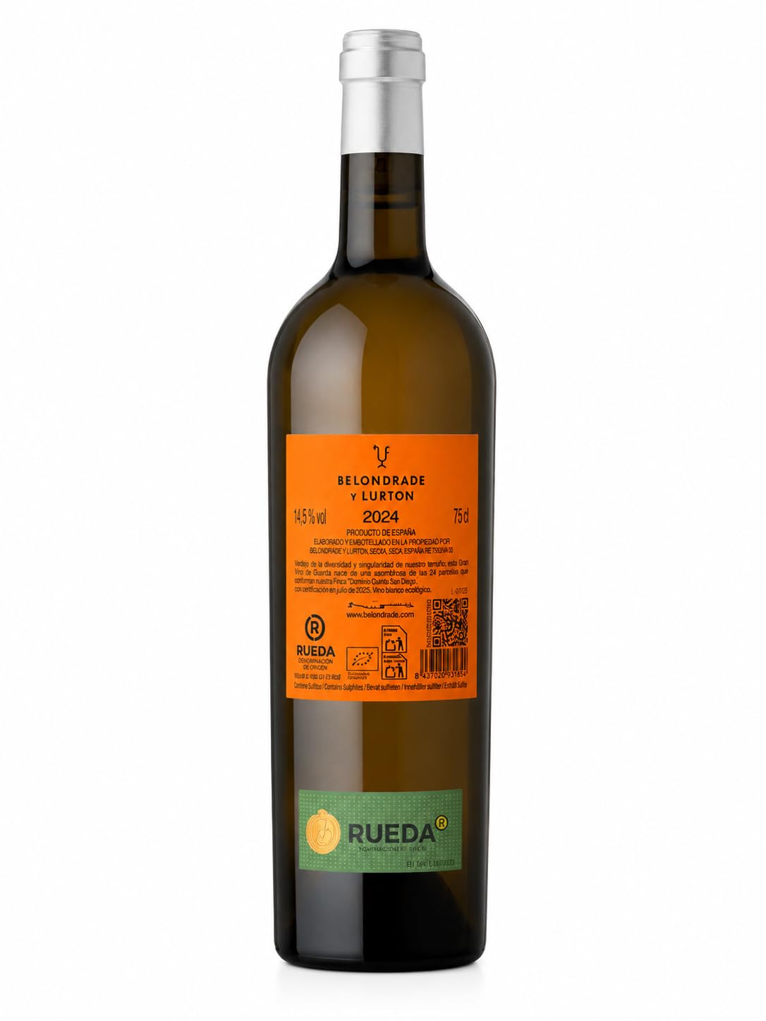 Belondrade y Lurton Verdejo D.O. Rueda – Pack 3 Botellas 75 cl con Caja de Madera Regalo | Vino Blanco Premium de Castilla y León | Edición Gourmet para Regalar y Compartir -MYSECRETWINE-