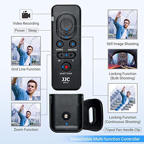 Image of JJC RM-VPR1 Wired Remote Control for Sony FDR-AX53 AX43 AX33 AX100 AX700 | for Sony AX30 AX45 AX60 PXW-X70 PXW-Z90V HXR-NX80 HDR-CX405 CX455 CX440 CX675 CX680 CX900 A1 II A6000 A6100 A6300 A6400
