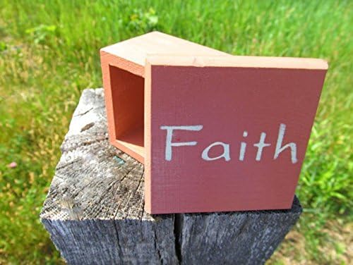 Decorative Wood Box Faith Religious Decor