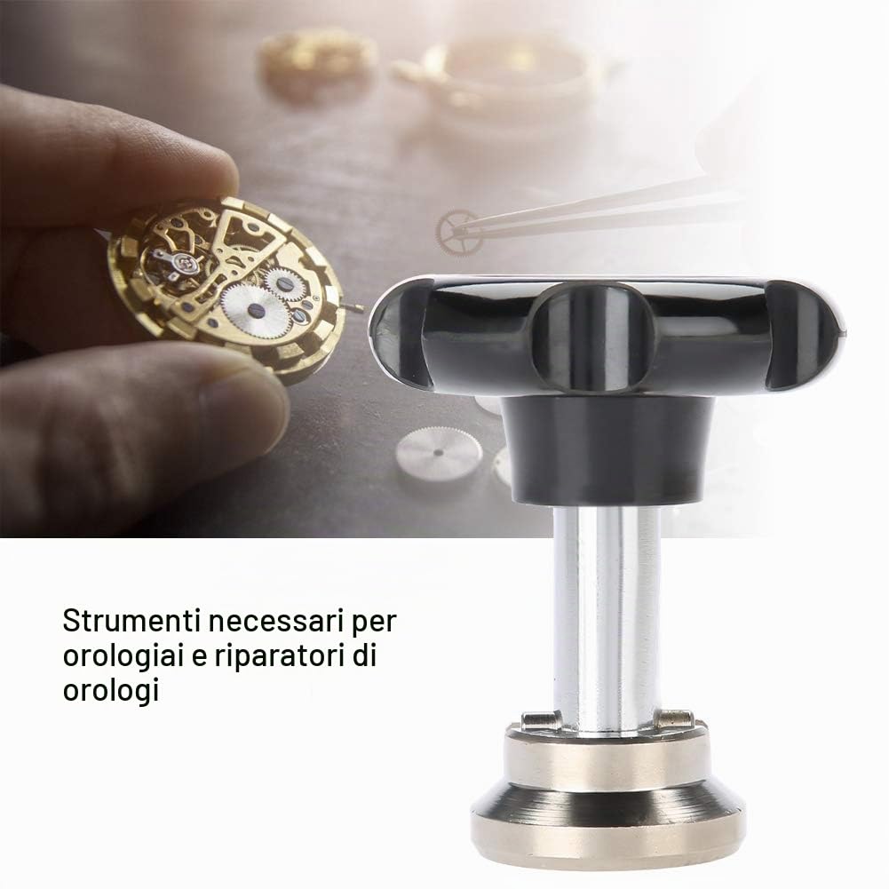 Wakects Strumento di Riparazione dell'orologio, Orologio con Apertura Posteriore con 7 Fustelle per Kit di Attrezzi per orologiaio, Apricassa per Orologio