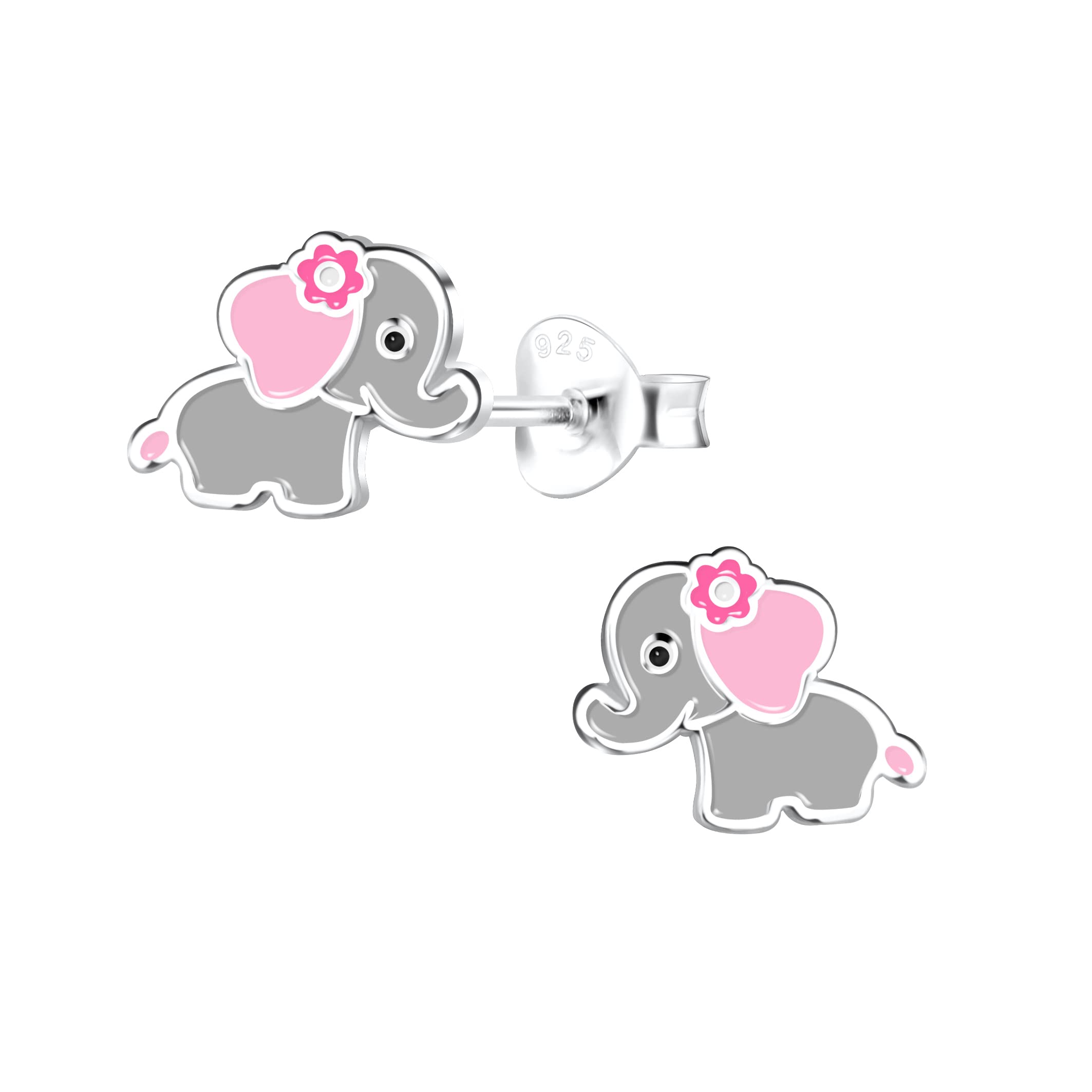 Aww So Cute 925 Sterling Silver Hypoallergenic Elephant Stud Earrings for Babies, Kids & Girls | Diwali Gift/Birthday Gift | Comes in a Gift Box | 925 Stamped with Certificate of Authenticity | ER2188 (B0C4Z3F5DH) Amazon Price History, Amazon Price Tracker