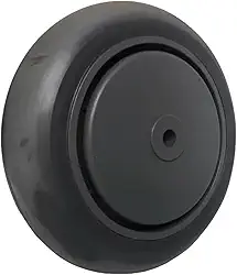 Roda 4 Polegadas Termoplástica e Rolamento de Esfera – Leve, Silencioso e Resistente para Carrinhos de Supermercado