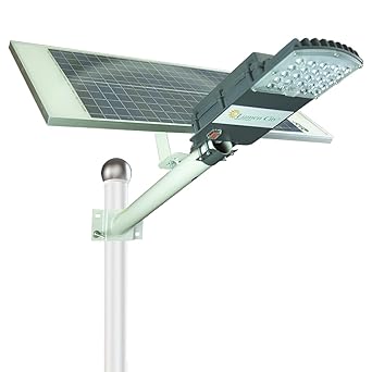 Lumen City 9W Solar Street Light White Illumination with mounting Structure.
