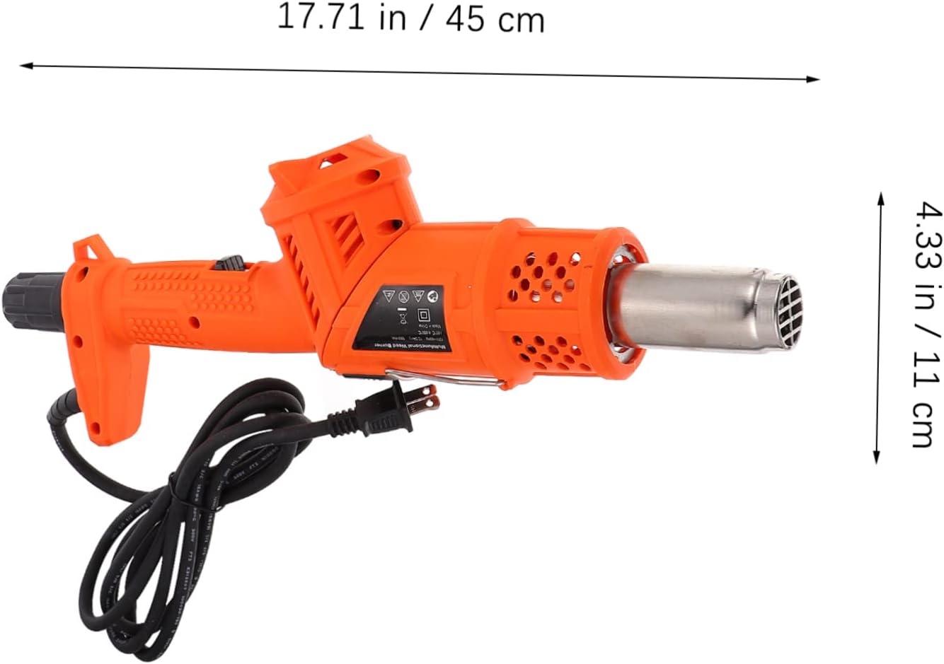 Multipurpose Electric Thermal Weeder Burner with Comfortable Grip for Garden Driveway and Front Durable Material US Plug Root Targeted Grass Removal in Seconds