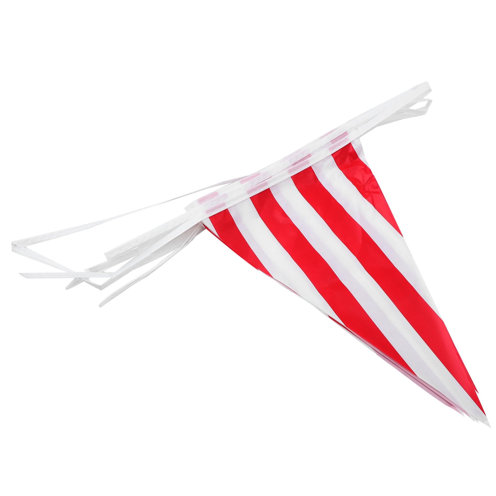 Toyvian 3juegos Banderín De Fiesta De Carnaval De Rayas Rojas y Decoración De Bunting Para Bodas Cumpleaños y Celebraciones Metros