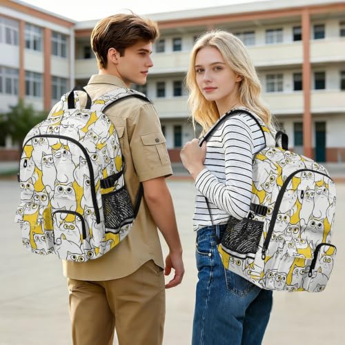 Mochila para laptop con estampado exótico de alta definición 7
