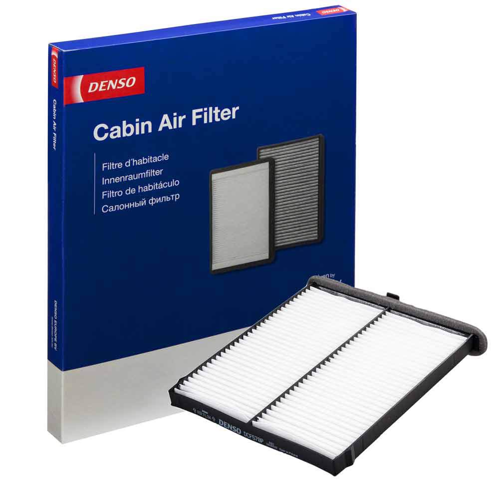 DENSO Standard Cabin Air Filter - Exact Fit Replacement Pollen Filter - DCF578P, White