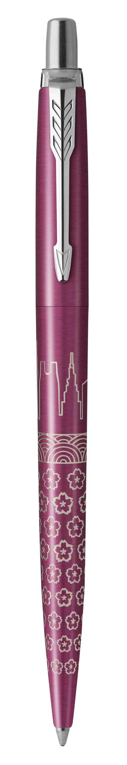 Parker Jotter Special Edition Global Icons Ballpoint Pen, Satin Pink - Image 2