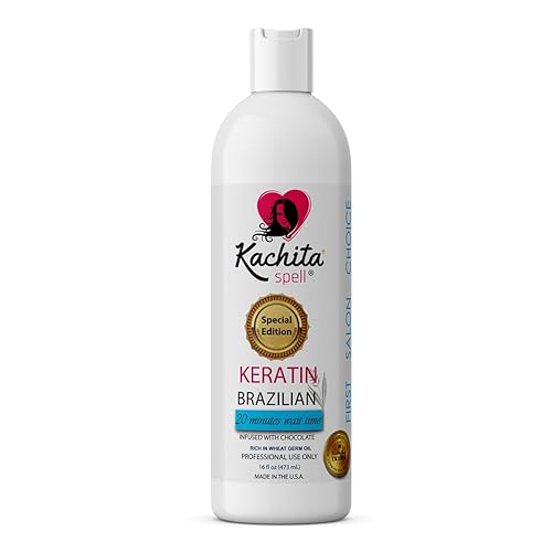 Miniatura 6 de Tratamiento de queratina brasileña para el cabello Kachita Spell Resultados profesionales alisan y alisan el cabello + champú aclaran