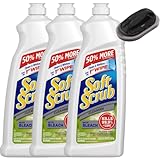 3pk Soft Scrub®' All Purpose Scrub Cleaner with Bleach Cleanser 36 Fl Oz EACH + Bonus: (1) Emery Sponge Wipe Magic Wipe With Handle