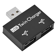 Mini Hub USB2 0 Male to 2-Port USB Twin Charger Splitter Adapter Converter Kit for Mobile Phone Laptop