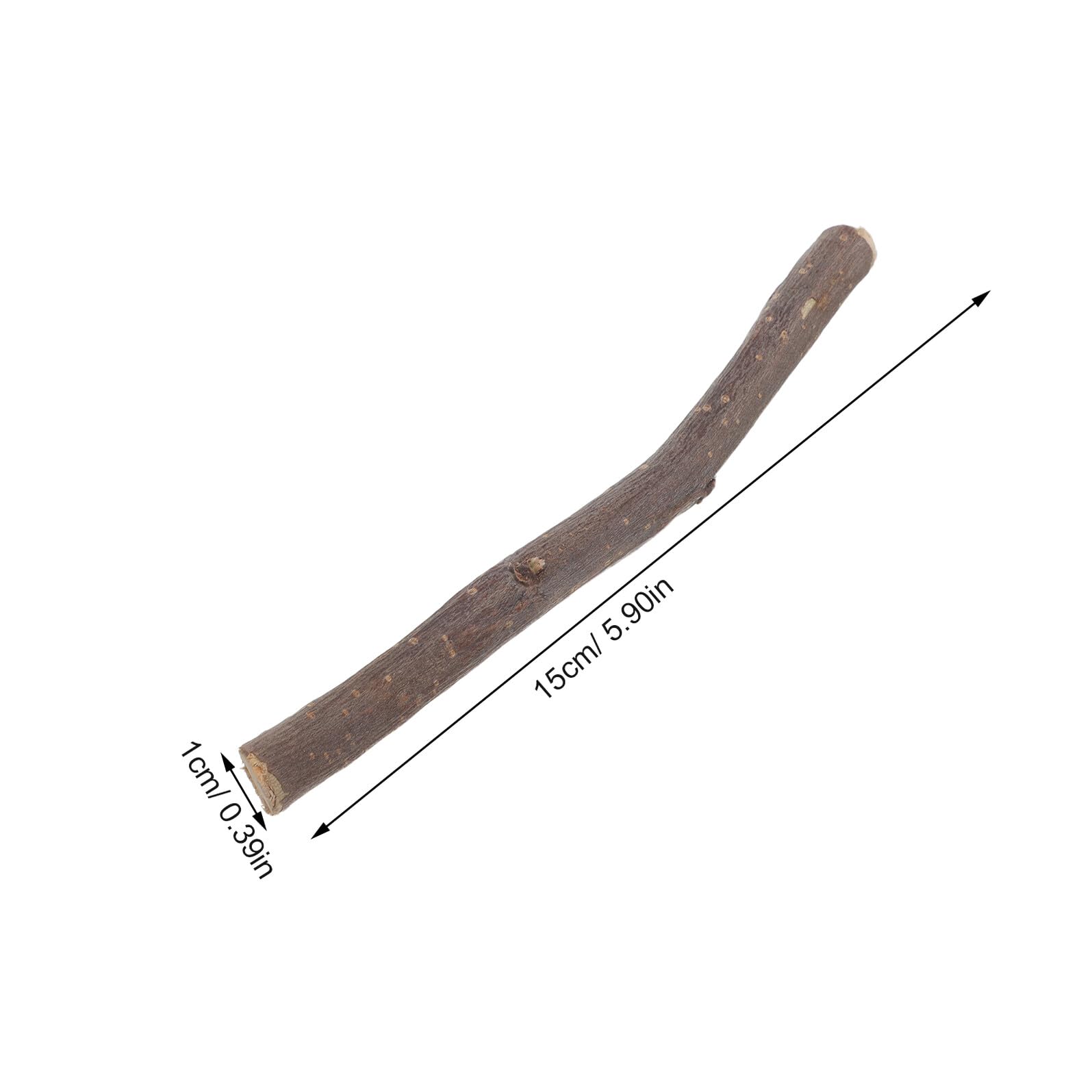 Palitos de Madera Natural para Mascotas Pequeñas de Golosinas para Roedores Juguetes para Masticar Conejos Hámster Chinchillas y Pájaros
