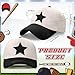 Shyyween Girl Dad/Mother/Daddy/Bride Cotton Trucker Hats Two Tone Snapback Hat Trendy Fashion Baseball Cap for Women Men(Black,Star)
