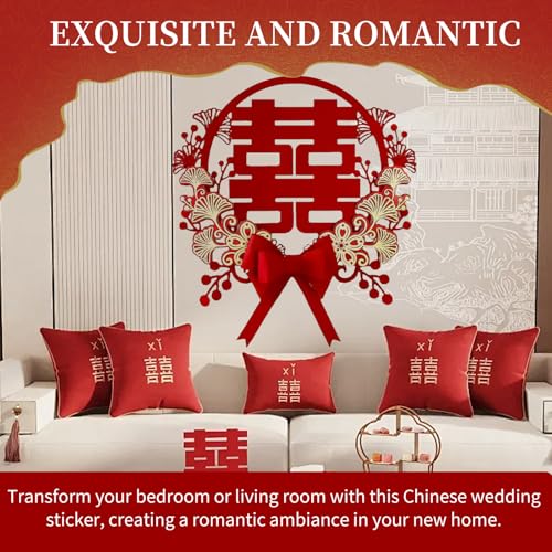 ideal chinese wedding decoration embrace the joy of double happiness decorations captivating happiness symbols for your wedding with installation video