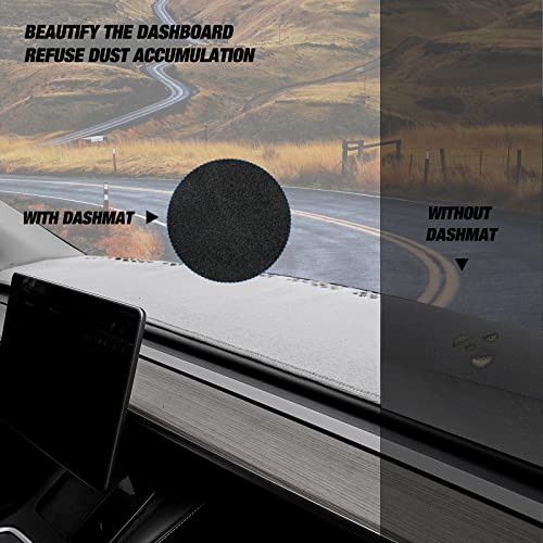 Dashboard Dash Cover Mat Carpet Compatible With 07-13 Gmc Sierra(Sl,Sle,Or Work Truck Only) With Two Glove Boxes And 07-13 Chevrolet Silverado(Ls, Lt, Or Work Truck Only!) With Two Glove Boxes #TOP4