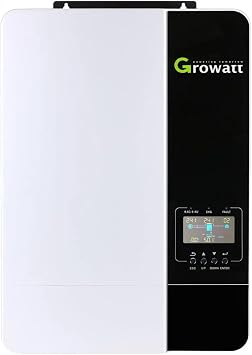 Voltacon Growatt 5kW Off-Grid SPF5000-ES 48V Inverter MPPT Charger - Single Phase 230vac Wi-Fi Monitoring