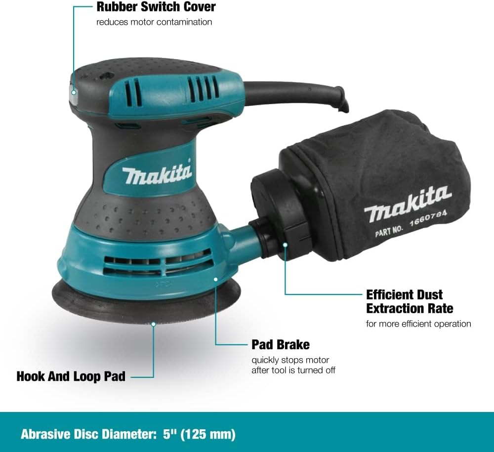 Makita BO5030 5" Random Orbit Sander