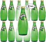 Perrier Sparkling Natural Mineral Water, 11 Oz Glass Bottle (Pack of 12, Total of 132 Fl Oz)